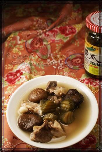 脆瓜香菇鸡汤的做法