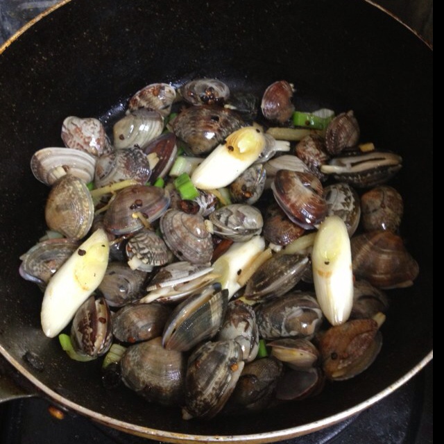 辣妈糖糖做的炒贝壳