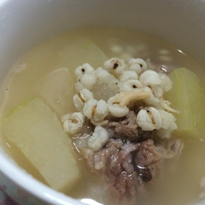 冬瓜薏米龙骨汤的做法