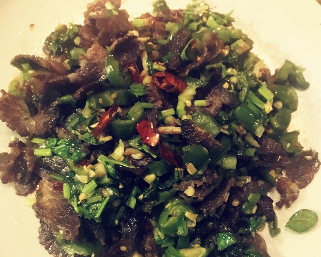 干香干牛肉的做法