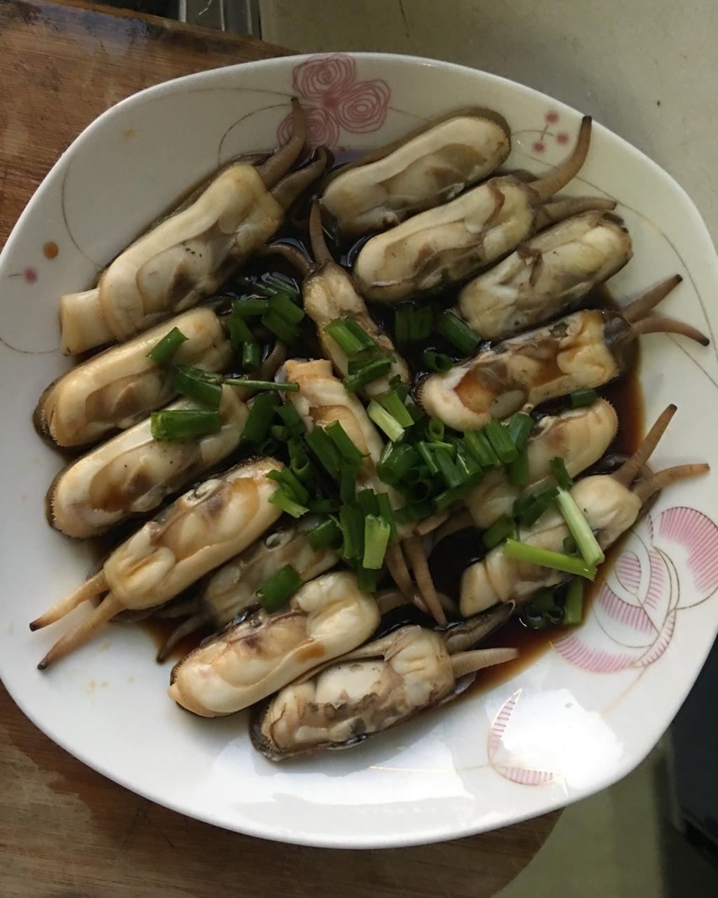 葱油蛏子