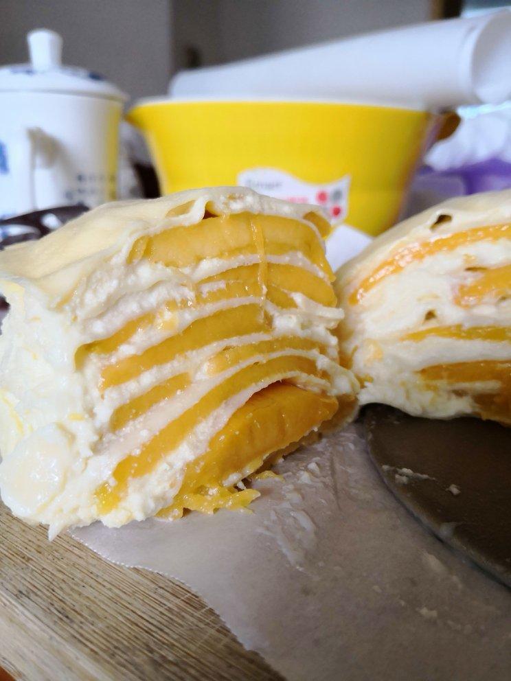 芒果千层蛋糕，100%成功告别煎皮无能