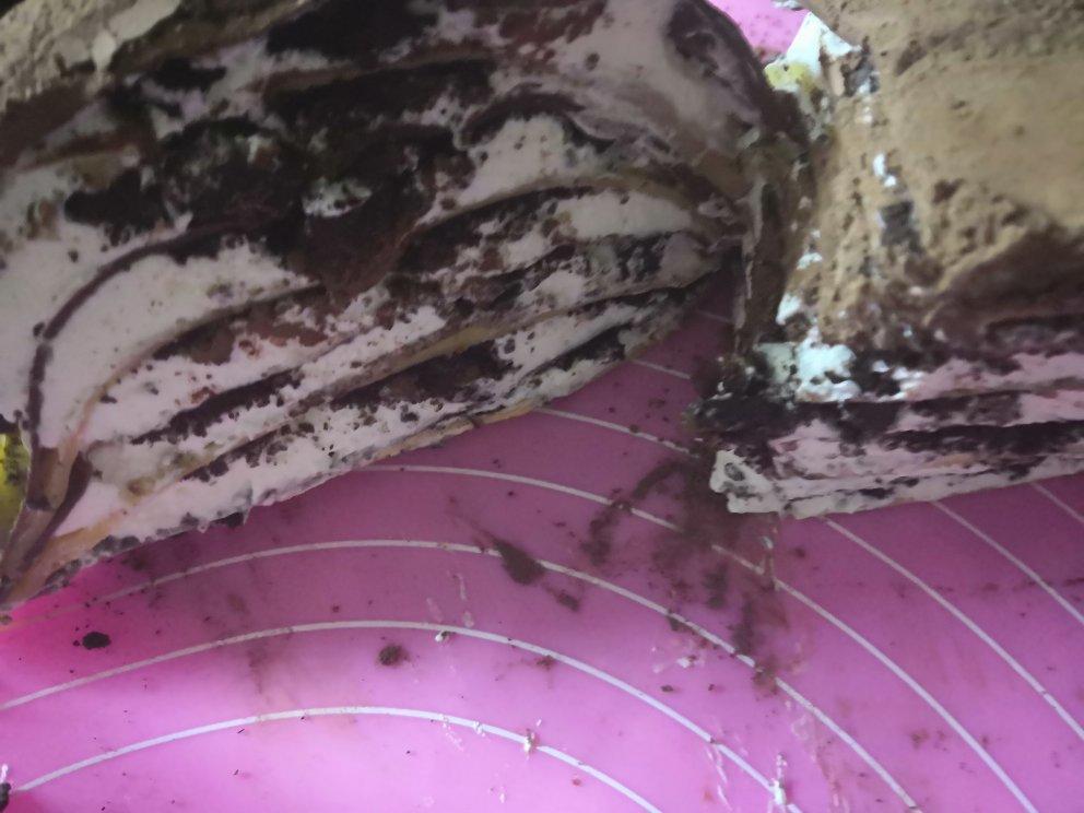 奥利奥双色千层蛋糕