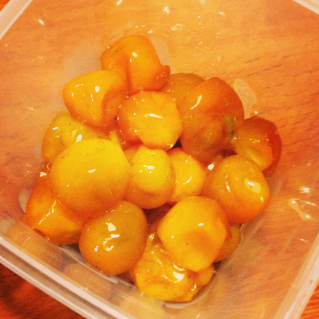 娘味道的熬金桔。