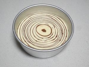 斑马纹酸奶蛋糕的做法 步骤25
