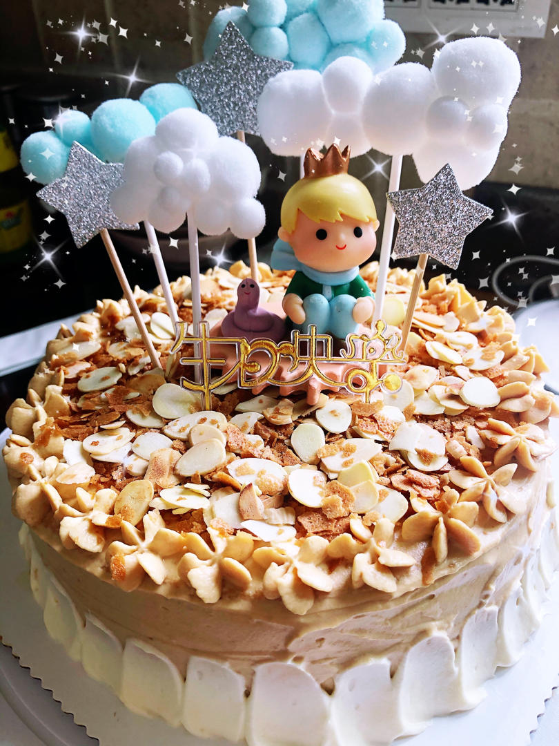 焦糖海盐生日蛋糕