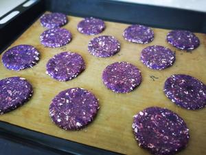 减脂代餐紫薯燕麦饼的做法 步骤5