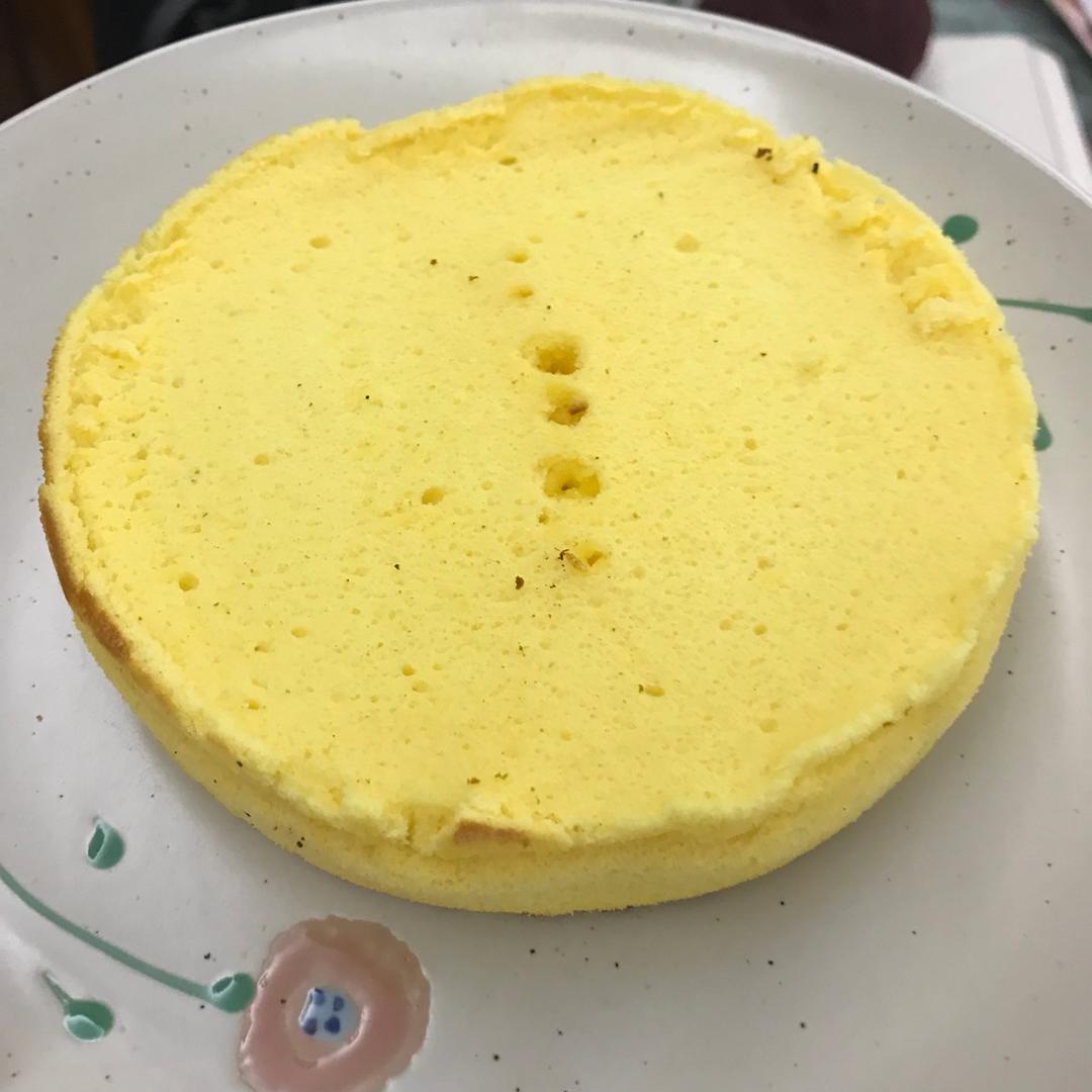 6寸原味戚风蛋糕