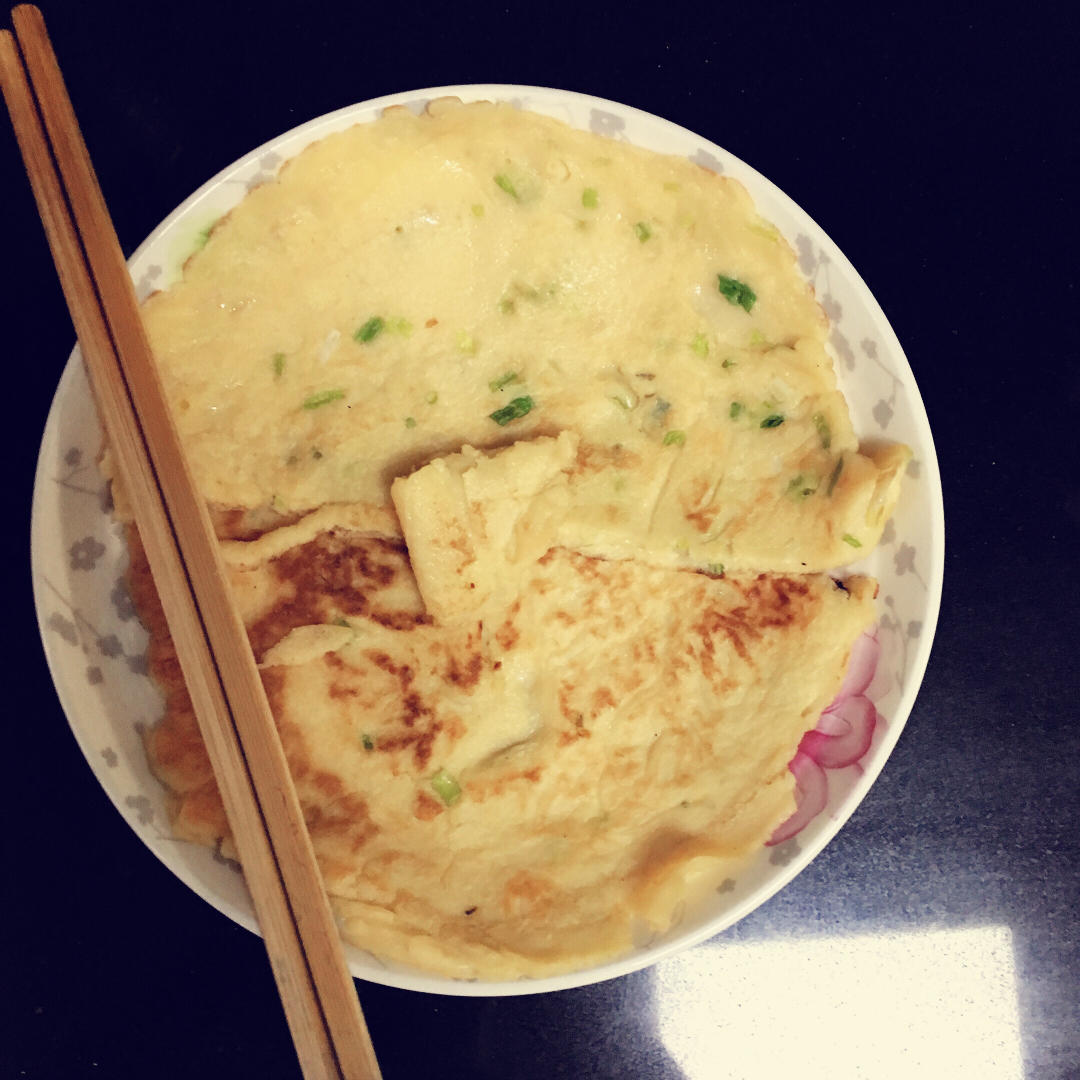 葱花鸡蛋饼