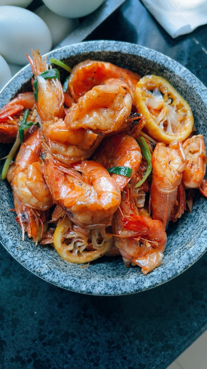 台式胡椒柠檬虾