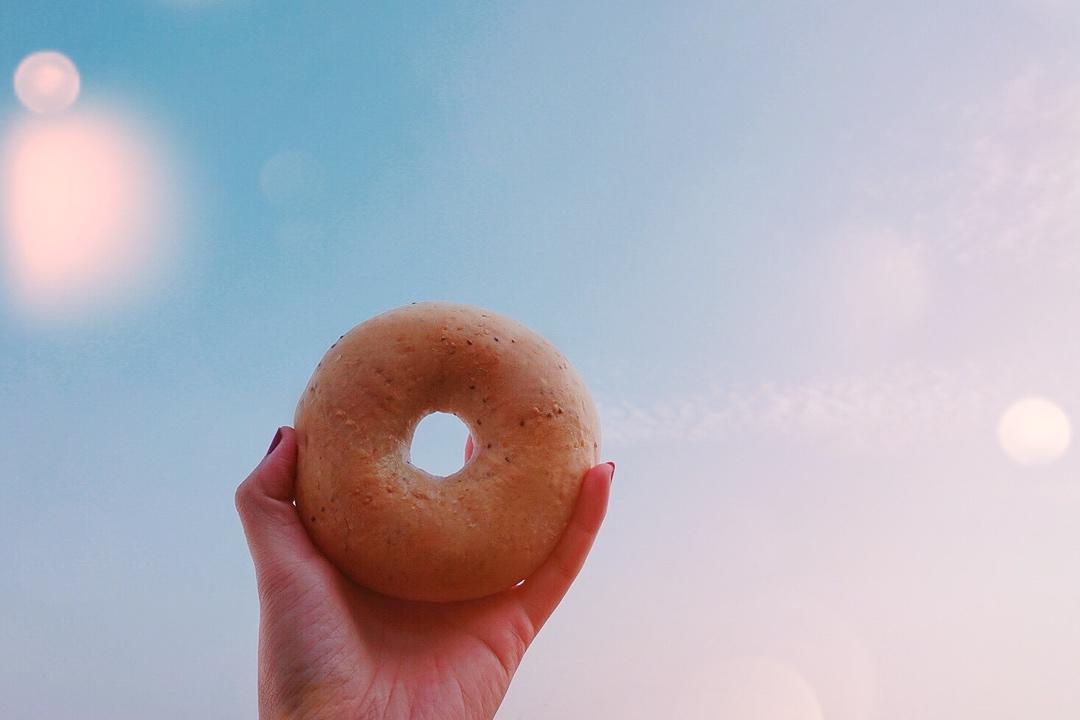 黑芝麻贝果