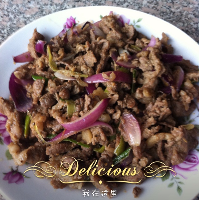 葱爆孜然牛肉
