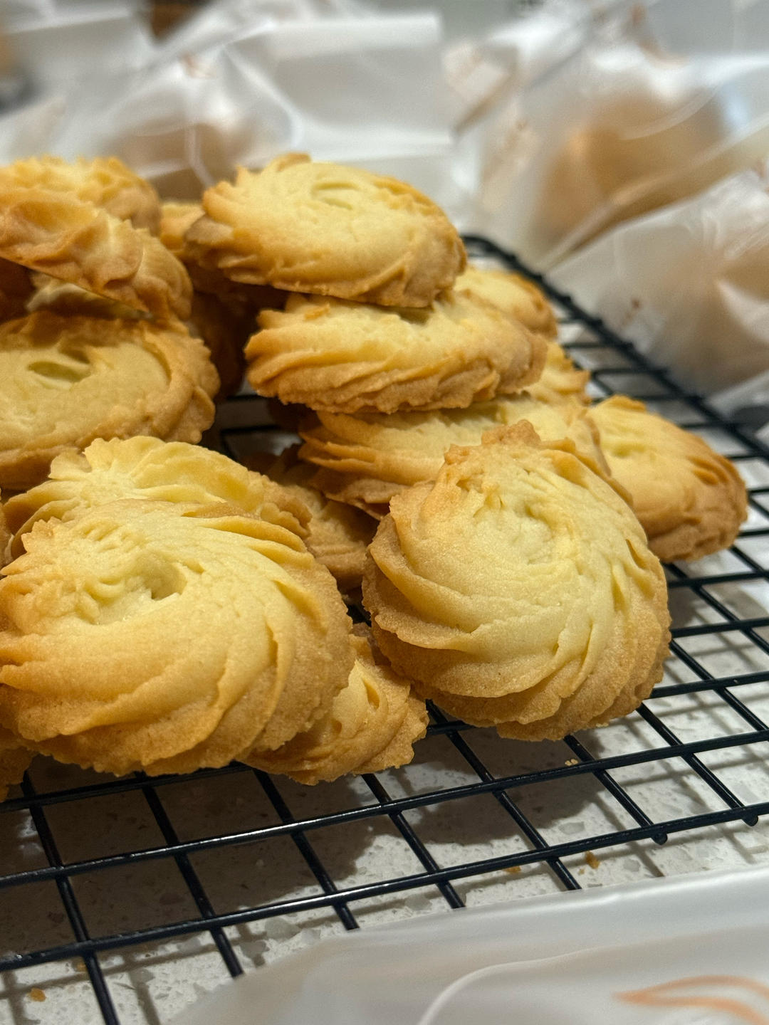 零失败花纹超级立体的黄油曲奇