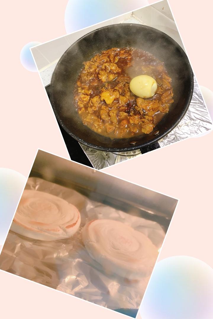 腊汁肉夹馍（烤出白吉馍特殊花纹的方法）
