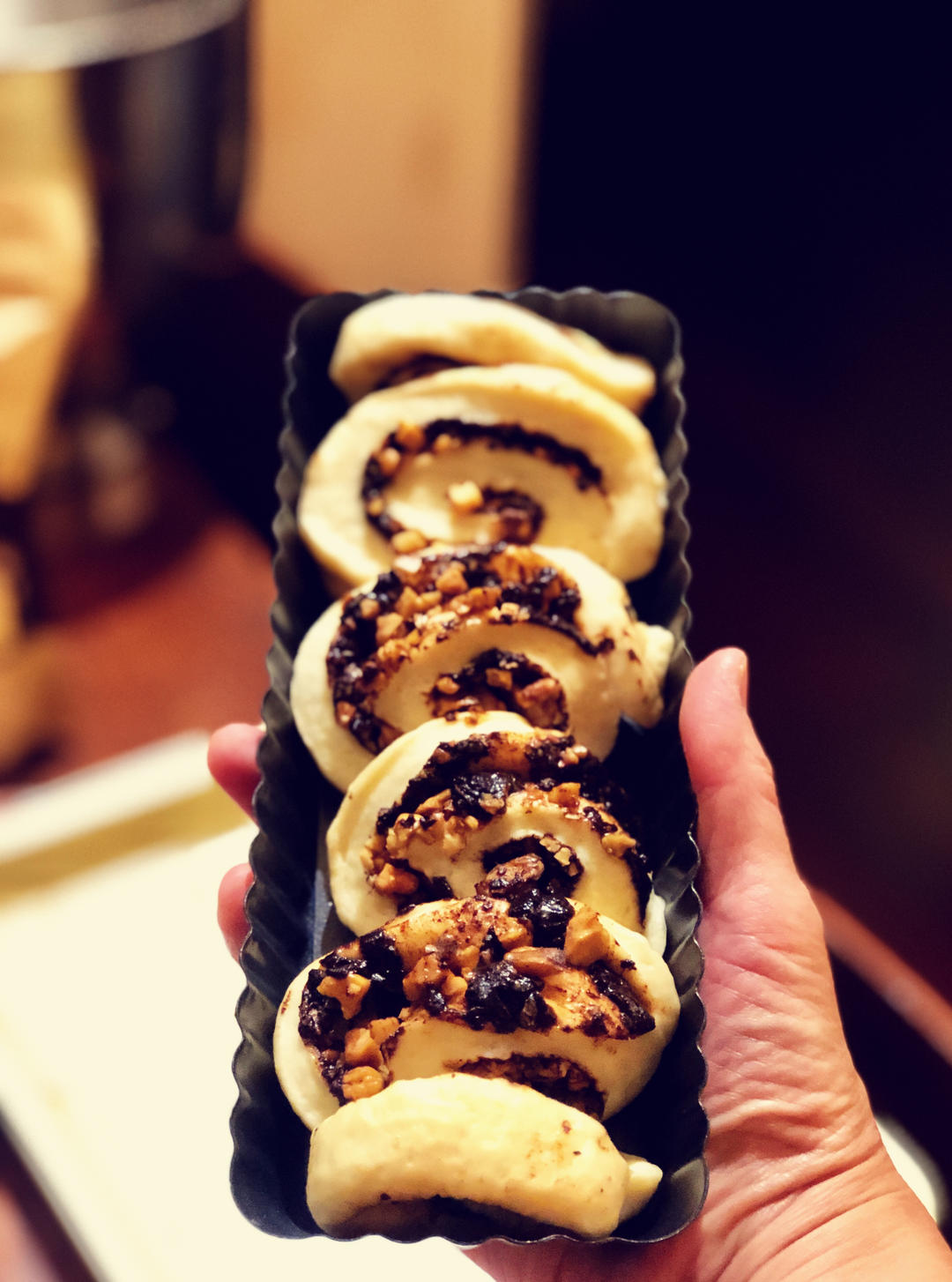 红糖肉桂核桃手撕面包