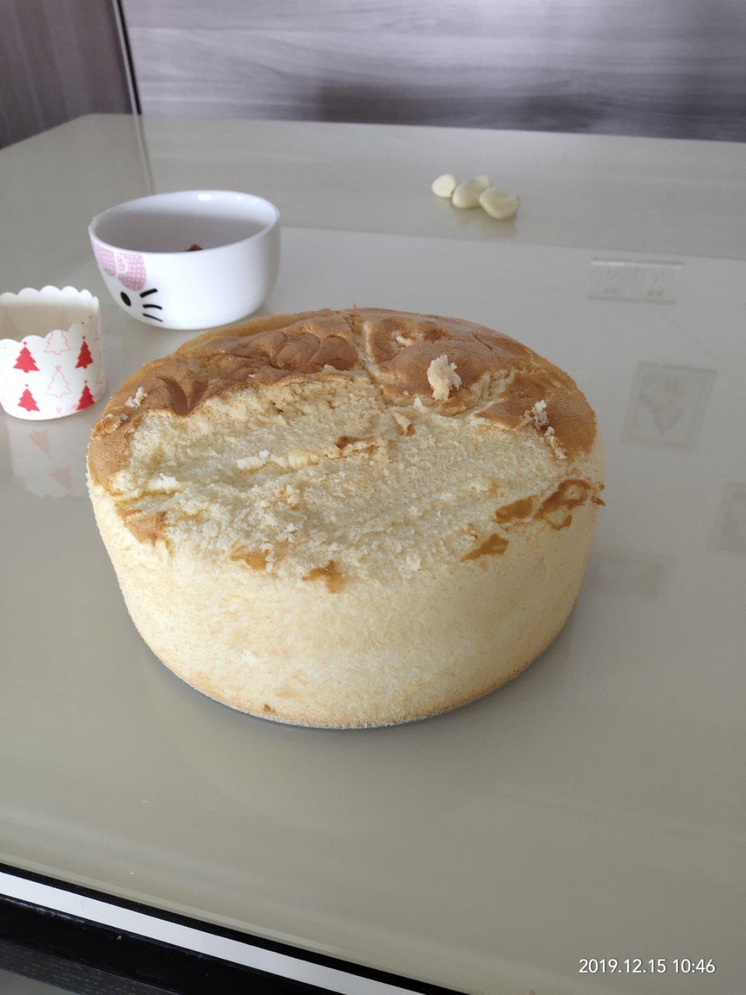 视频菜谱:原味戚风蛋糕8寸戚风蛋糕不裂