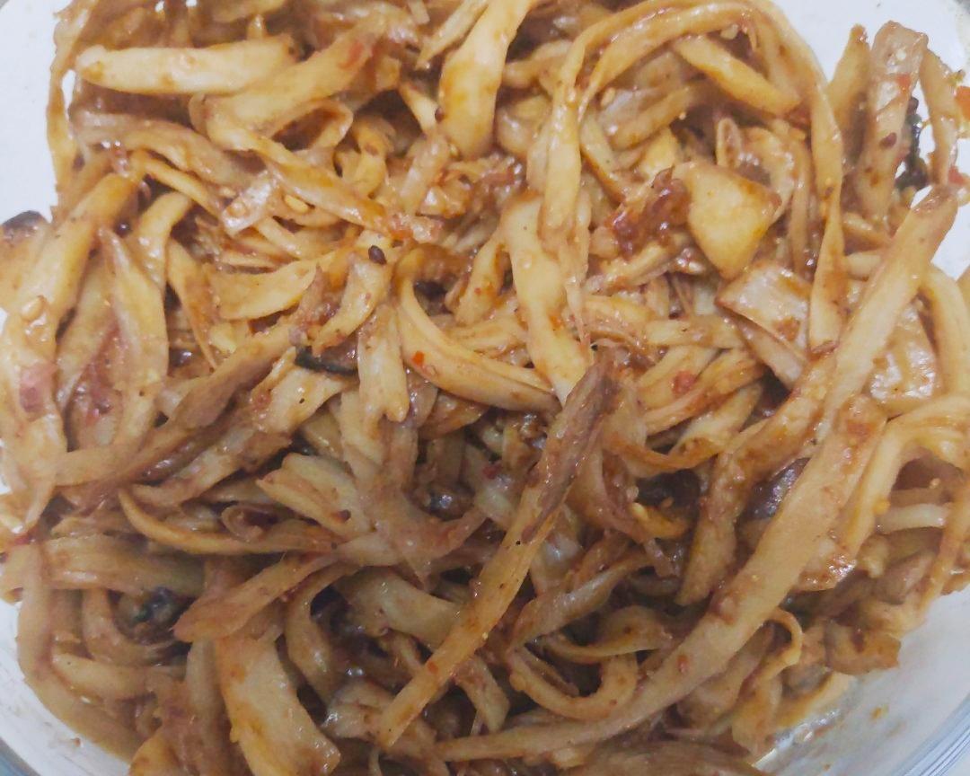 健康无油干煸杏鲍菇