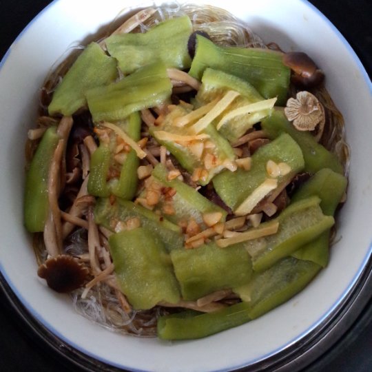 粉丝蒸丝瓜