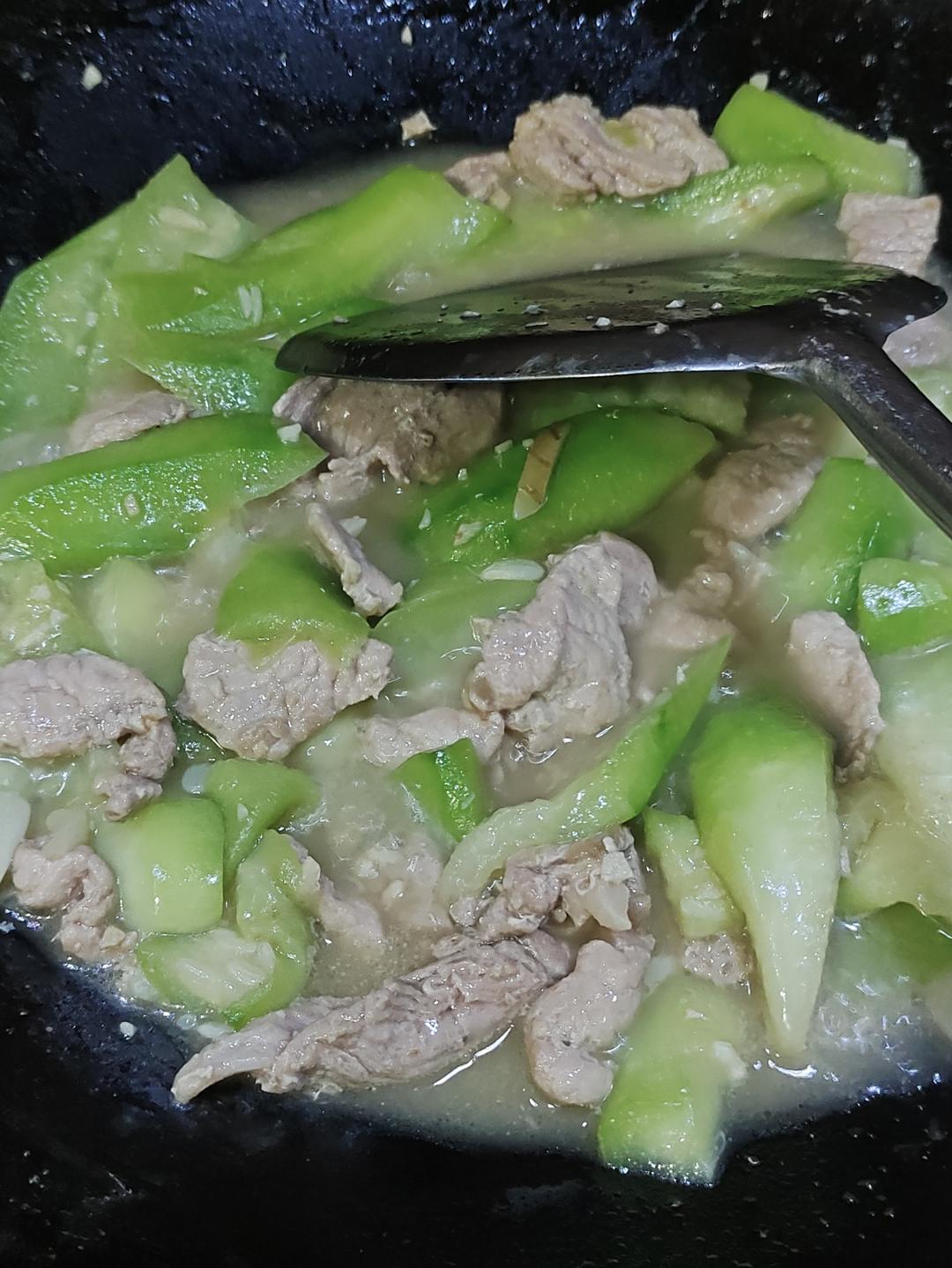 瘦肉炒丝瓜
