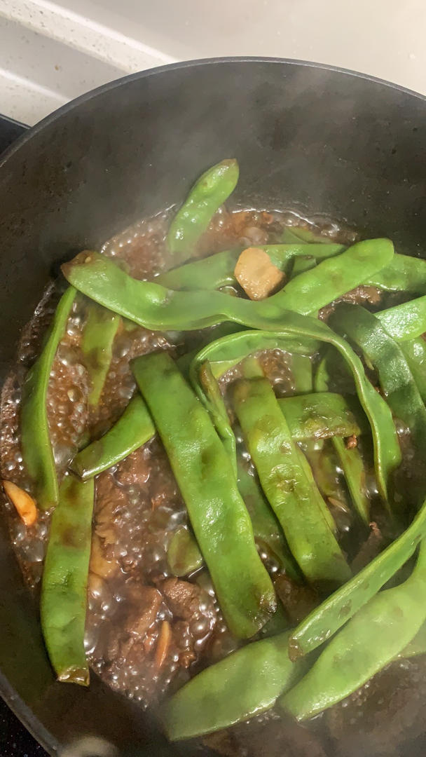 珩小爱做的东北油豆角炖肉