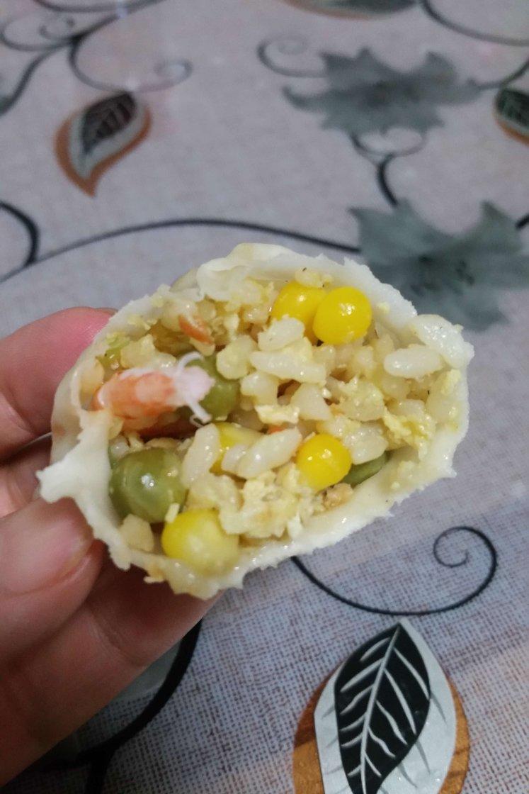 糯米烧麦（饺子皮版）