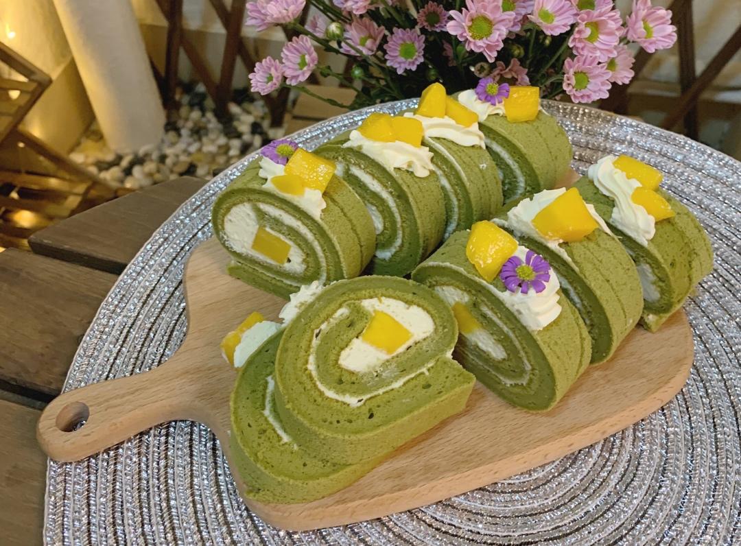 日式抹茶蛋糕卷