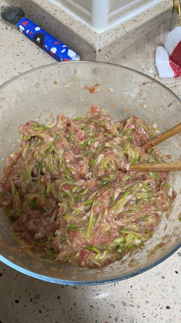 西葫芦猪肉馅饼