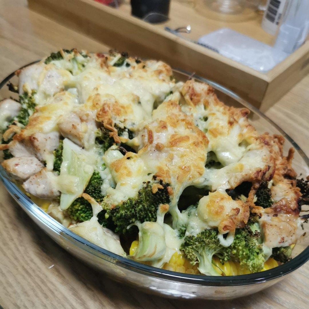 土豆西兰花烤鸡胸肉