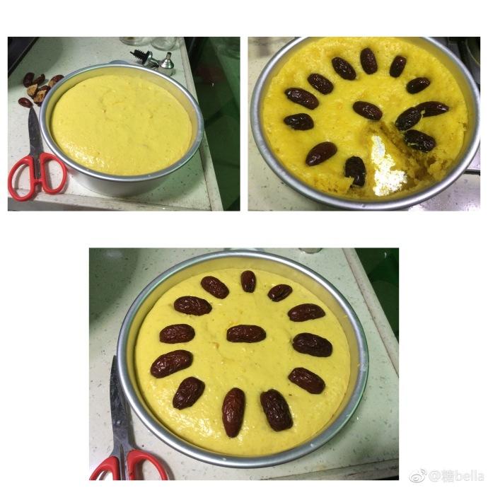 南瓜发糕 Steamed Pumpkin Cake