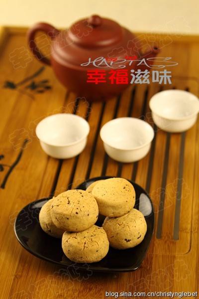 花生咖啡饼的做法
