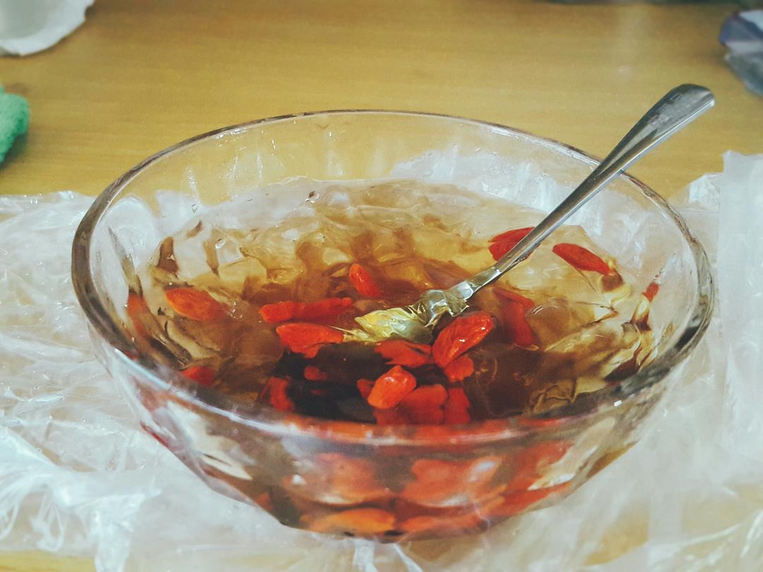 夏日の白凉粉【水】