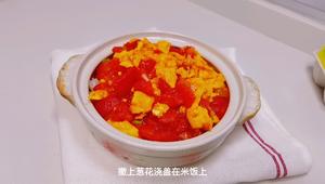 西红柿炒鸡蛋拌饭的做法 步骤12