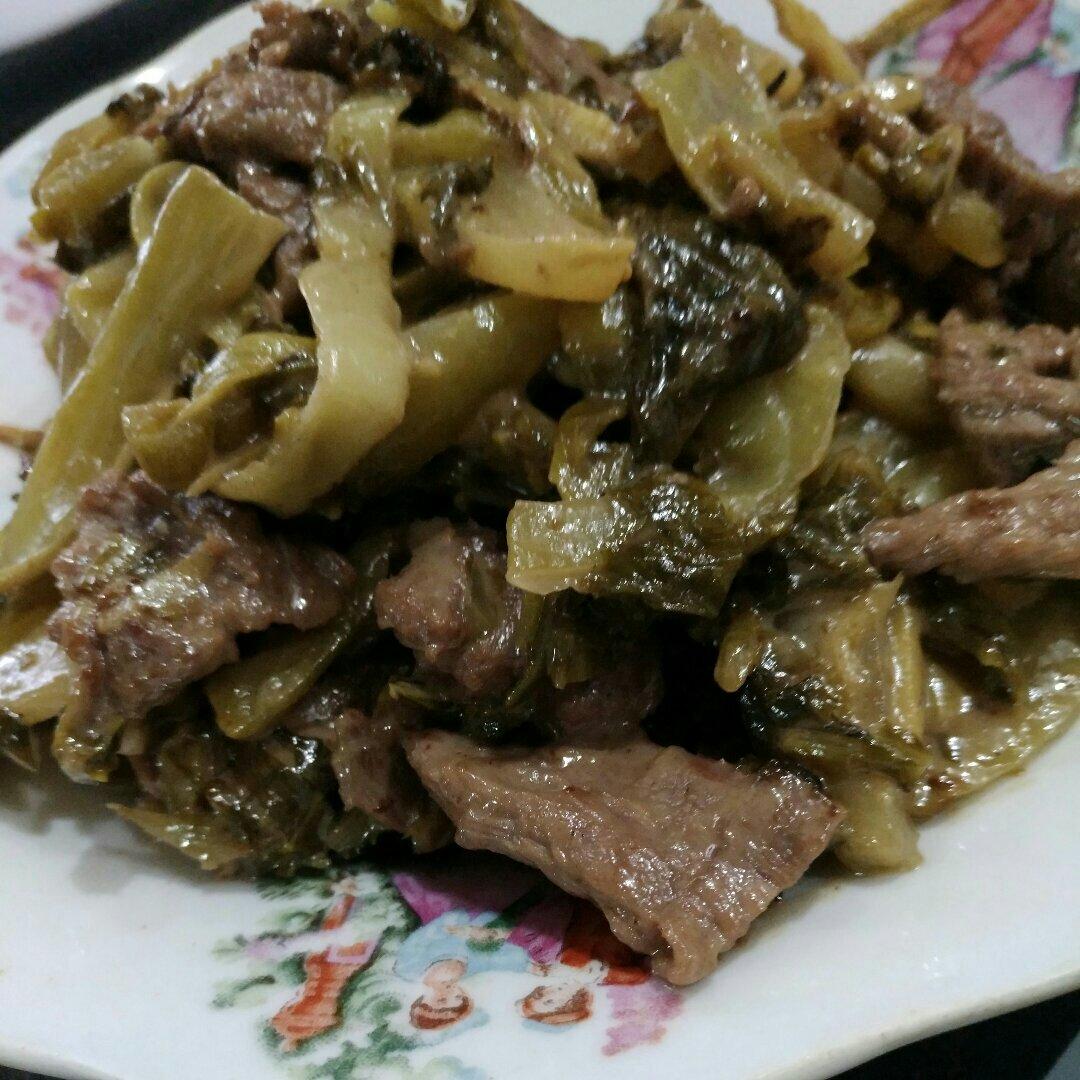 牛肉炒酸菜
