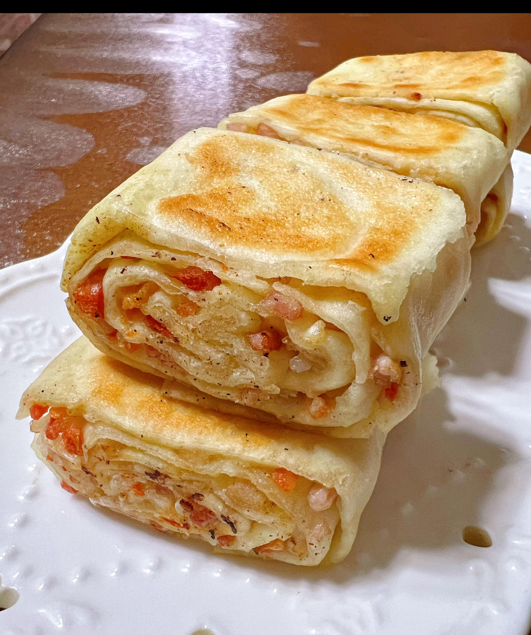 青椒火腿饼【宝宝辅食】