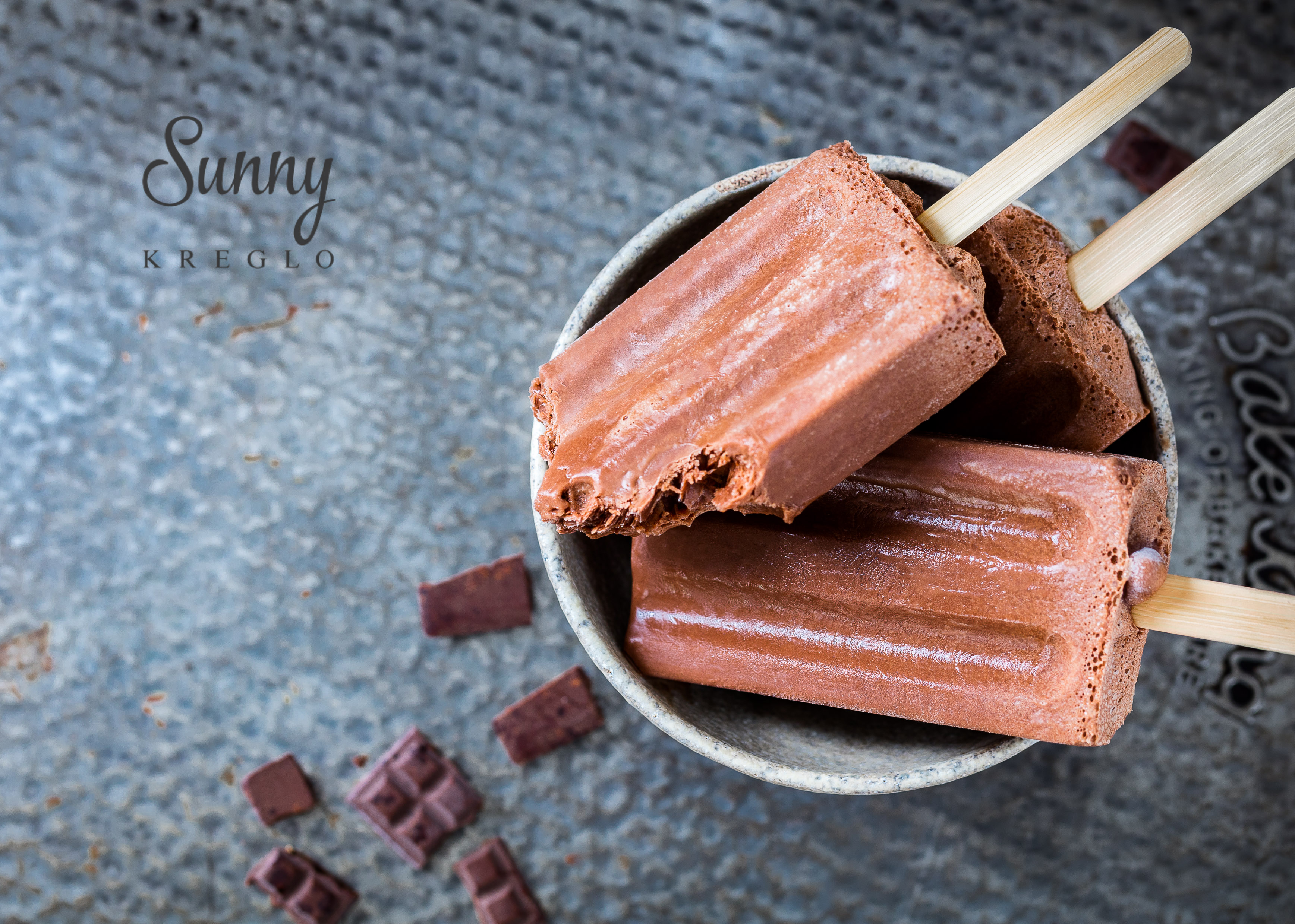 巧克力冰棍丨健康·零食的做法