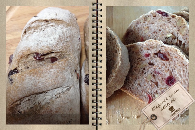 果仁法式乡村面包