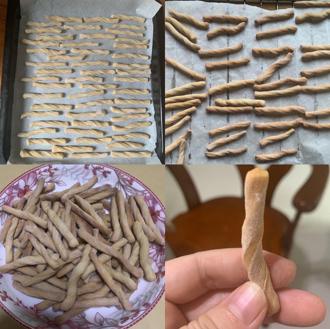 无油无糖宝宝磨牙棒饼干(硬性饼干)