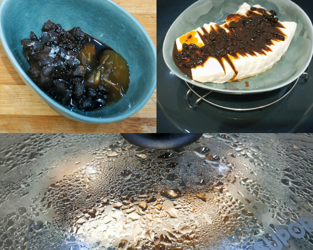〔KK在轻食减脂〕超简单但是超好吃的快手菜——豉汁蒸豆腐🍽️的做法 步骤3