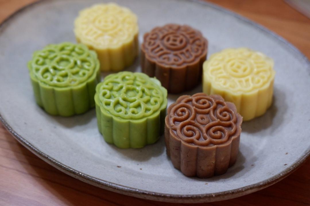 蔓越莓绿豆糕