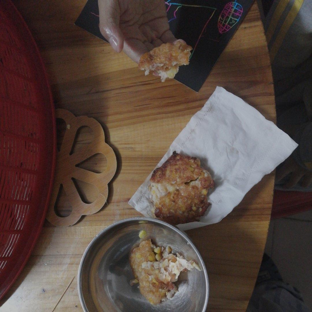 鲜虾玉米饼