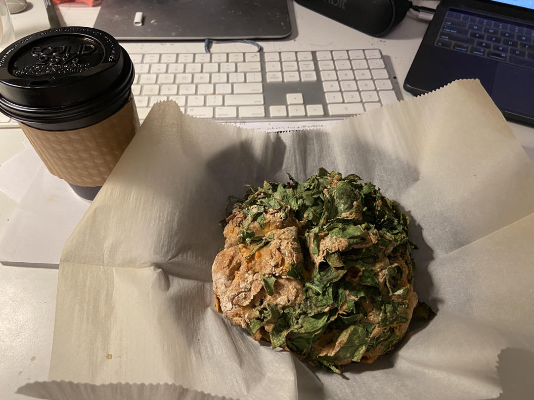 快手全麦芝士培根菠菜大司康【健康主食】