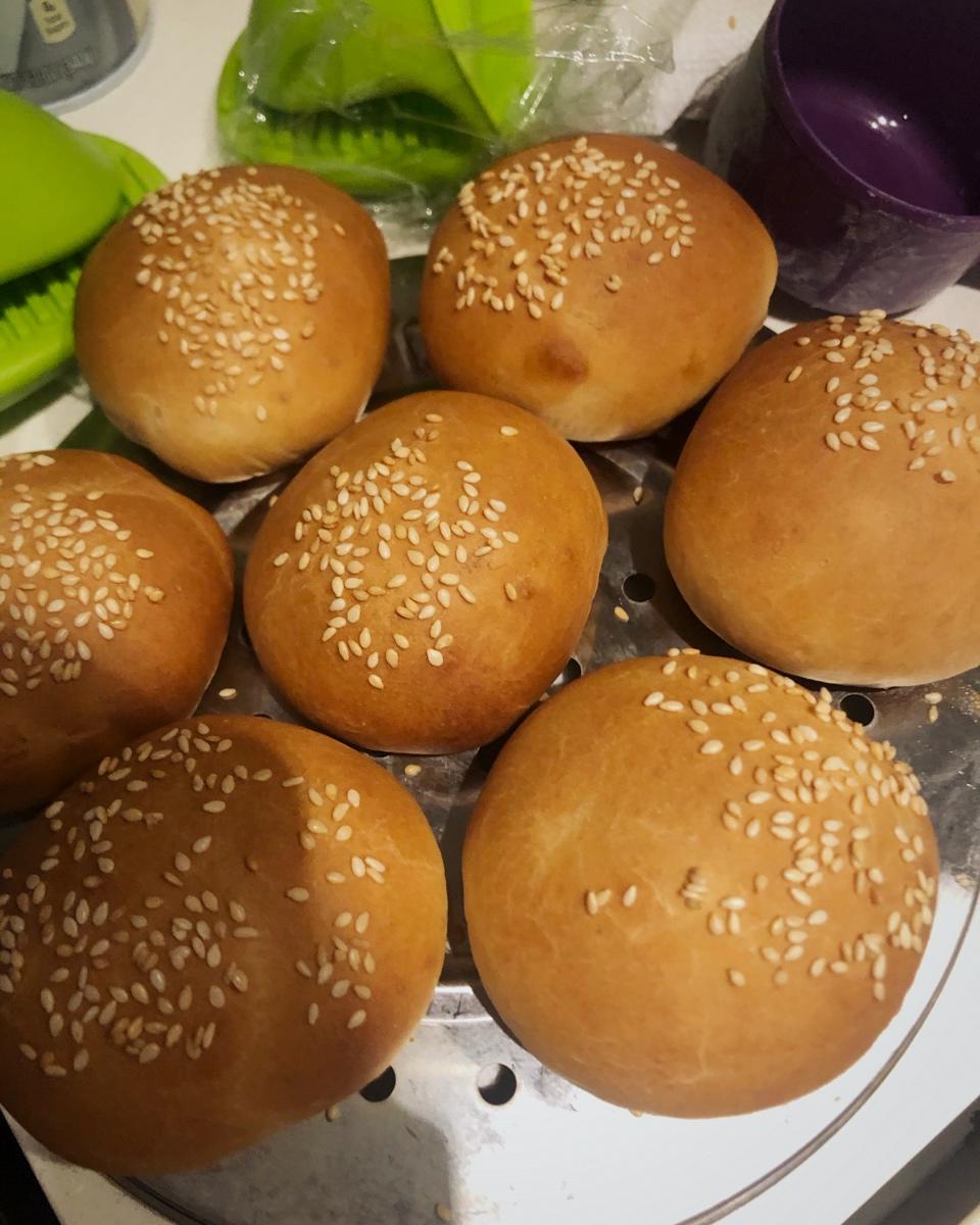 汉堡胚（一次性发酵快速揉出膜的方法）