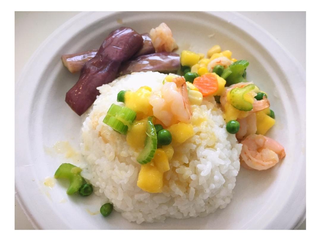 三色炒虾仁