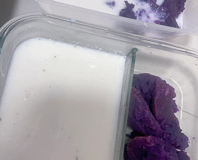 浓郁椰香紫薯糖水汤圆（有自做椰奶教程）的做法