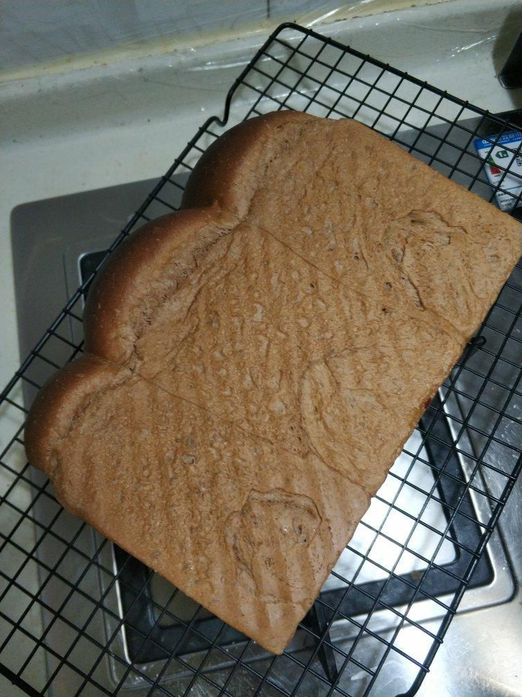 双倍浓郁的可可巧克力吐司