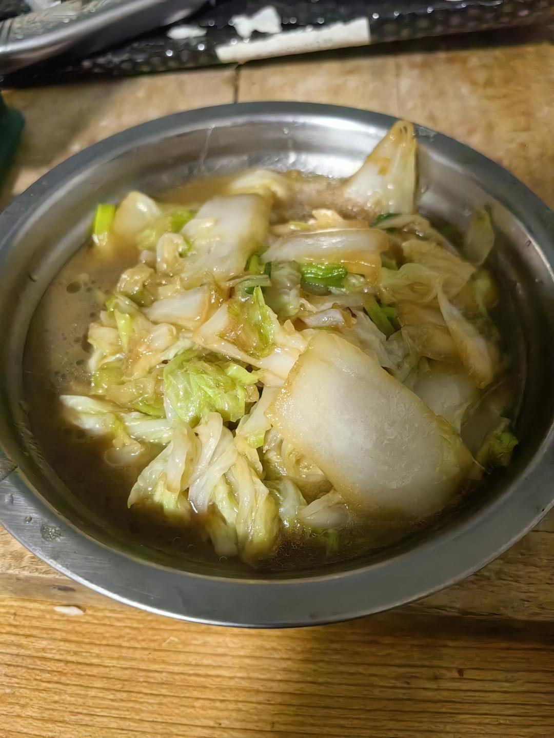 炒白菜，宝宝最爱吃的～