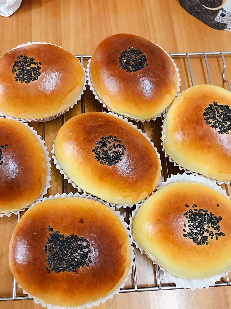 老式豆沙面包圈(只需一次发酵)