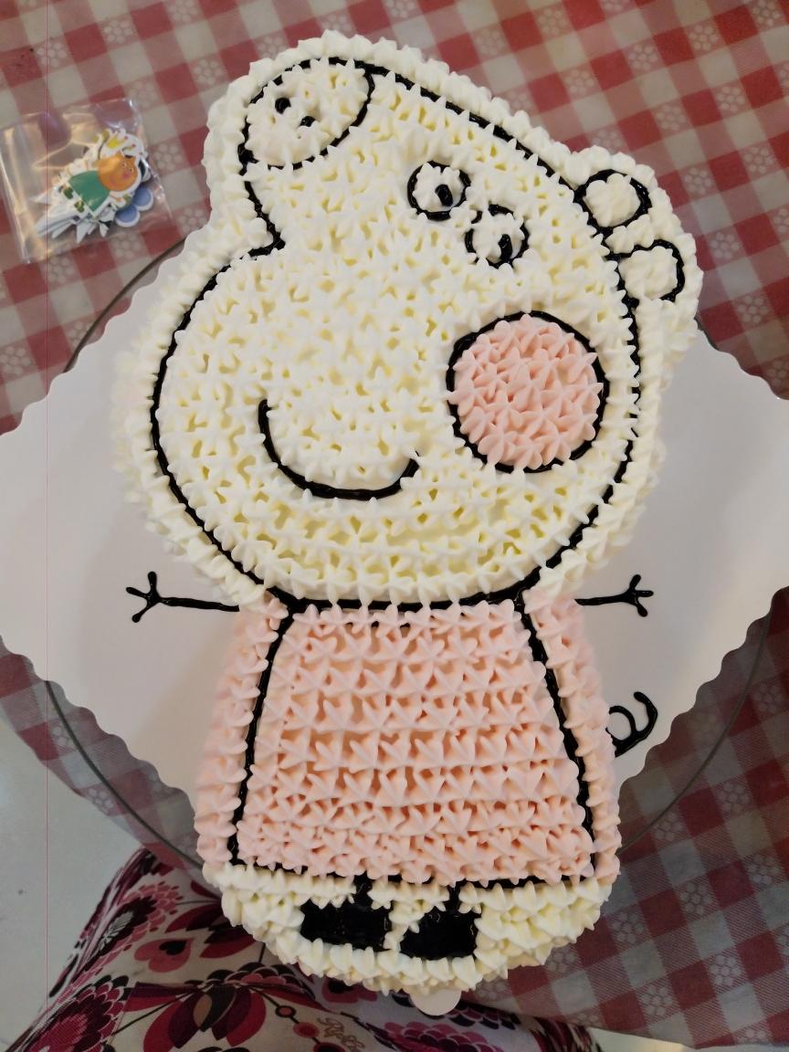 生日蛋糕-小猪佩奇的做法