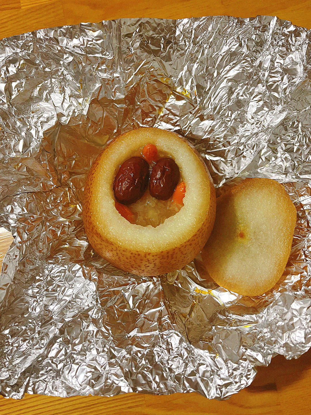 润肺止咳～秋季必备空气炸锅之烤梨