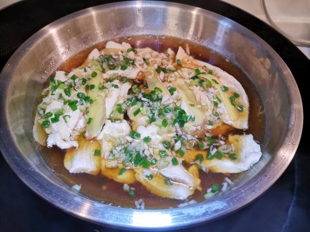 日式嫩蒸鸡胸肉（鲜香美味.柔嫩多汁）